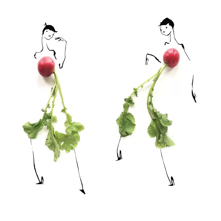 Radish I by Gretchen Roehrs wall art