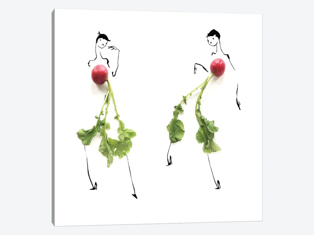 Radish I by Gretchen Roehrs 1-piece Canvas Artwork