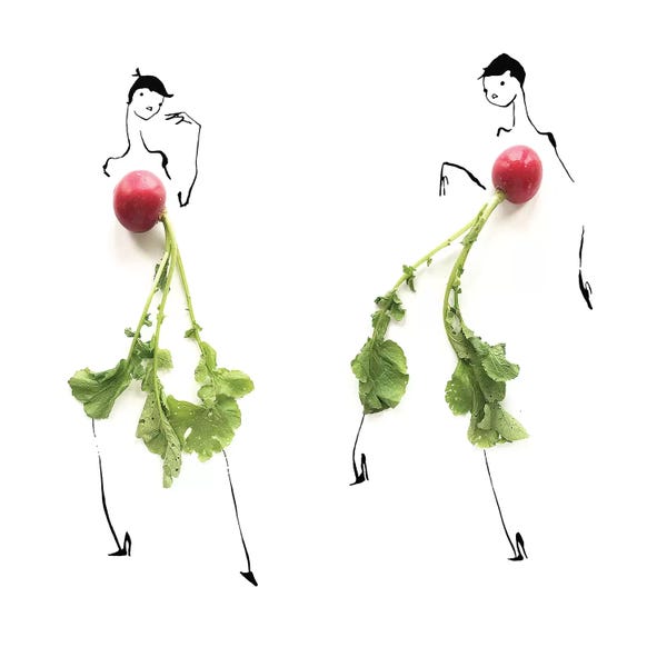 Gardening: Radish I by Gretchen Roehrs