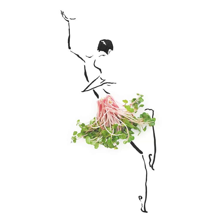 Radish Greens by Gretchen Roehrs wall art
