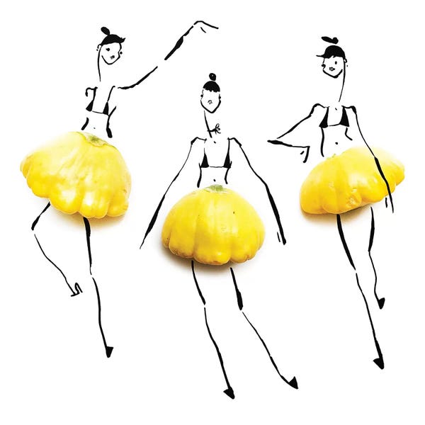 Minimalist Photography: Squash Rocker by Gretchen Roehrs