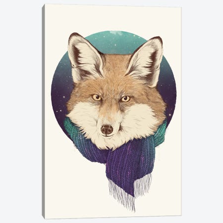 Fox Canvas Print #GRV14} by Laura Graves Art Print