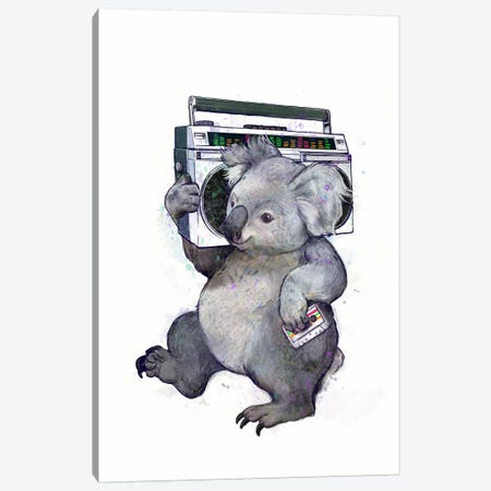 Koala Canvas Print #GRV19} by Laura Graves Canvas Art