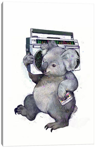 Koala Canvas Art Print - Laura Graves