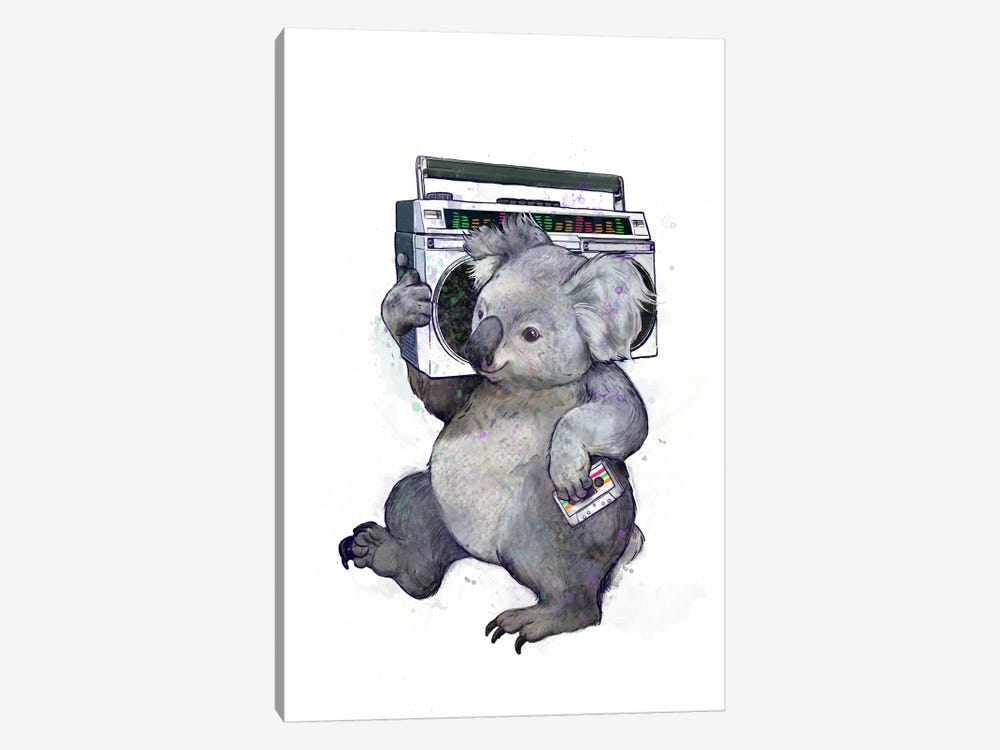Koala by Laura Graves 1-piece Canvas Wall Art