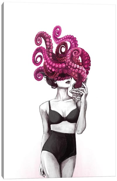 Ocean Canvas Art Print - Octopus Art