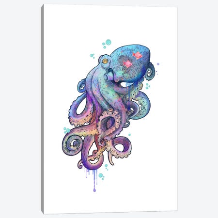 Octopus Canvas Print #GRV23} by Laura Graves Canvas Print