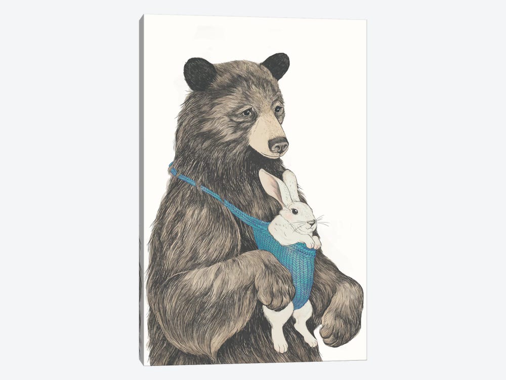 The Bear Au Pair by Laura Graves 1-piece Art Print