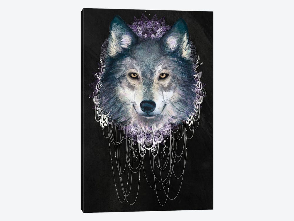 Wolf by Laura Graves 1-piece Canvas Art Print