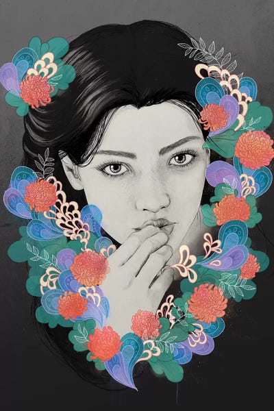 New Girl by Laura Graves canvas print