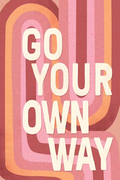 Go Your Own Way by Laura Graves canvas print
