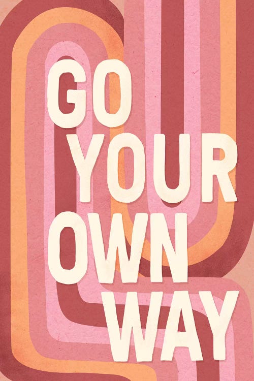 Go Your Own Way by Laura Graves wall art