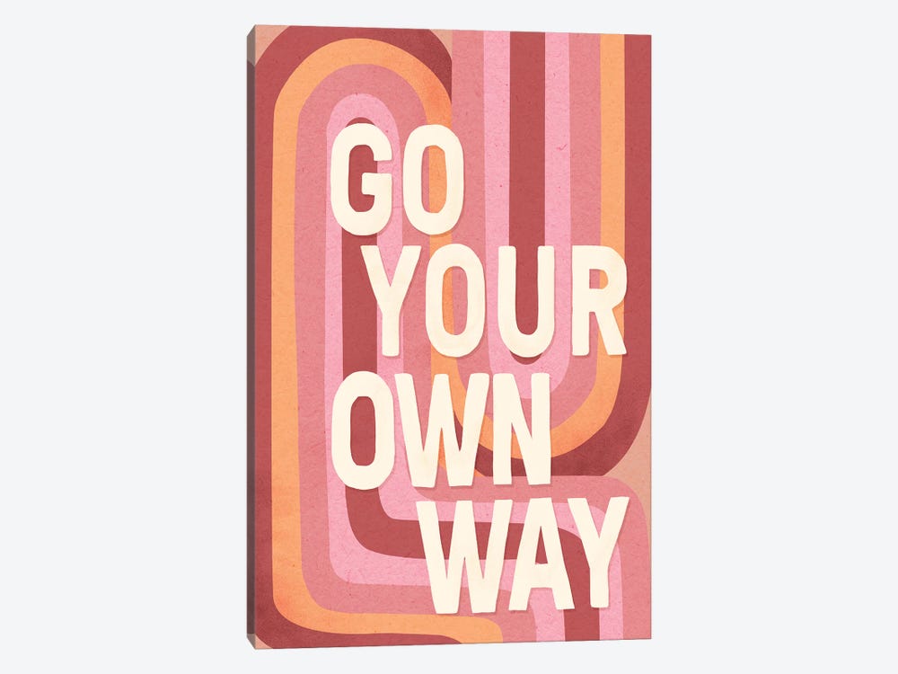 Go Your Own Way by Laura Graves 1-piece Canvas Artwork