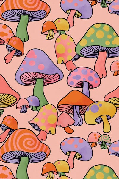 Psychedelic: Happy Hippie Mushroom Magic by Laura Graves