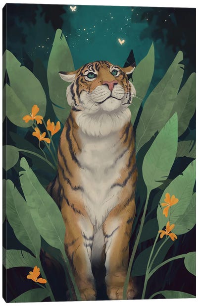 Tiger Grove Canvas Art Print - Tiger Art