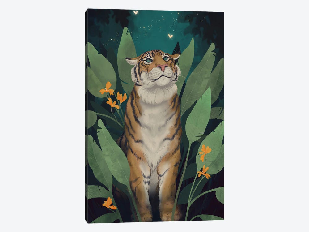 Tiger Grove by Laura Graves 1-piece Canvas Art Print