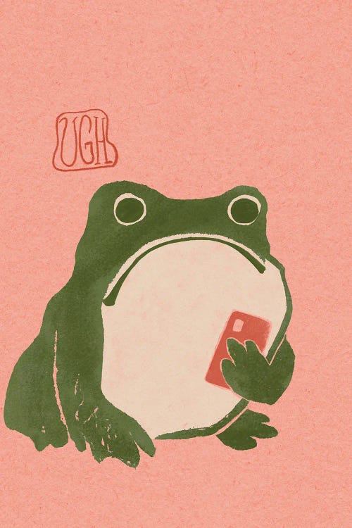 Ugh Matsumoto Hoji Frog by Laura Graves wall art