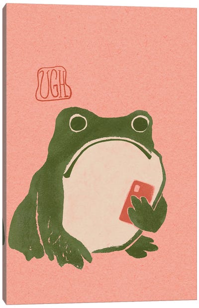 Ugh Matsumoto Hoji Frog Canvas Art Print - Laura Graves