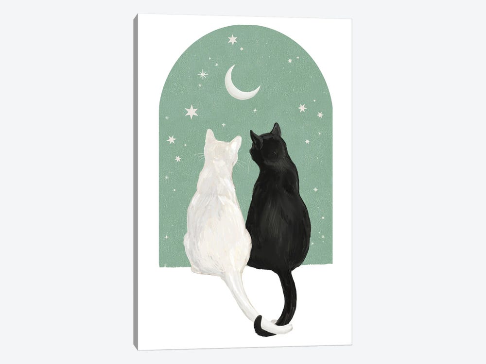 Love Cats by Laura Graves 1-piece Canvas Artwork