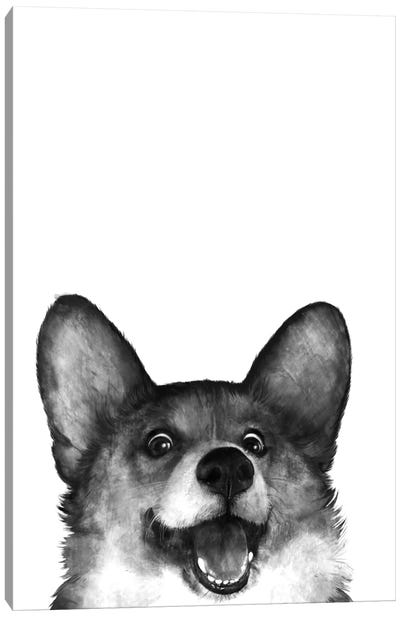 Corgi Canvas Art Print - Dog Art
