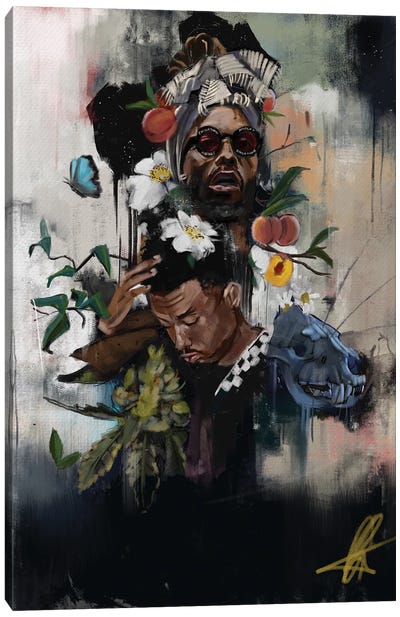 From The Earth Canvas Art Print - Similar to Kehinde Wiley