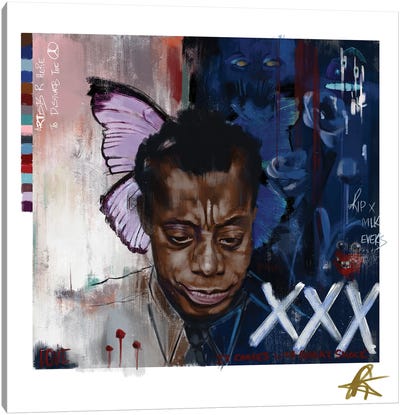 Baldwin I Canvas Art Print - James Baldwin