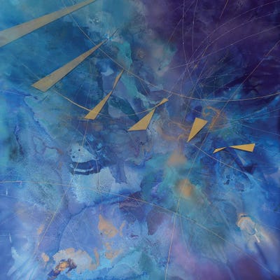 Altair II by Margarita Garces framed wall art