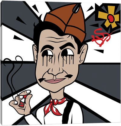 Cantinflas Canvas Art Print - Comedian Art