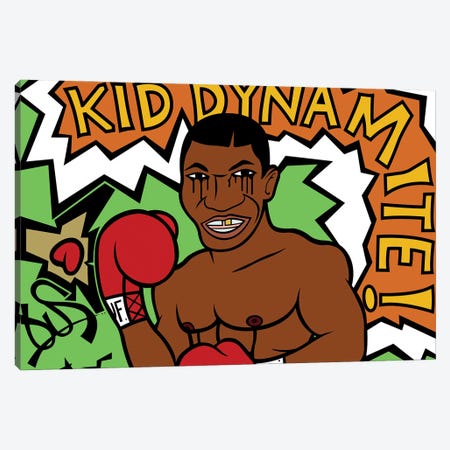 Kid Dynamite Canvas Print #GSC8} by GusColors Canvas Artwork