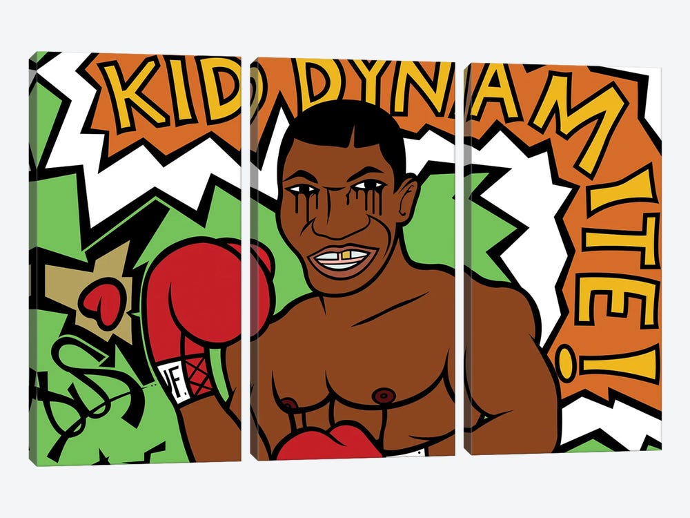 Kid Dynamite by GusColors 3-piece Canvas Print