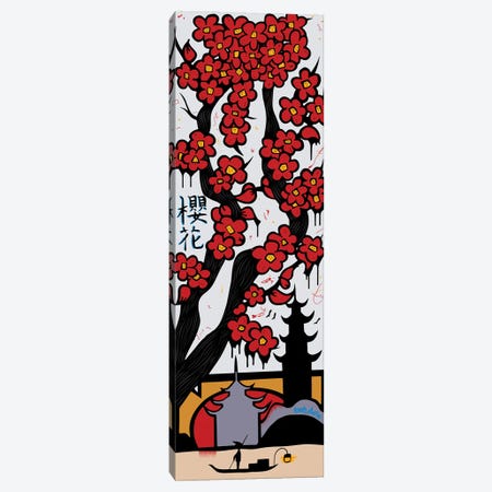My Cherry Blossom Tree Canvas Print #GSC9} by GusColors Canvas Wall Art