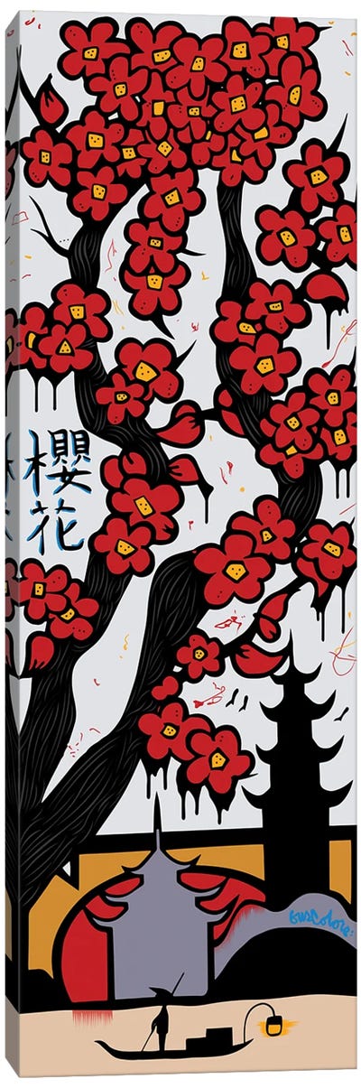 My Cherry Blossom Tree Canvas Art Print - GusColors