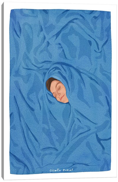 Blanky Canvas Art Print - Sleeping & Napping Art