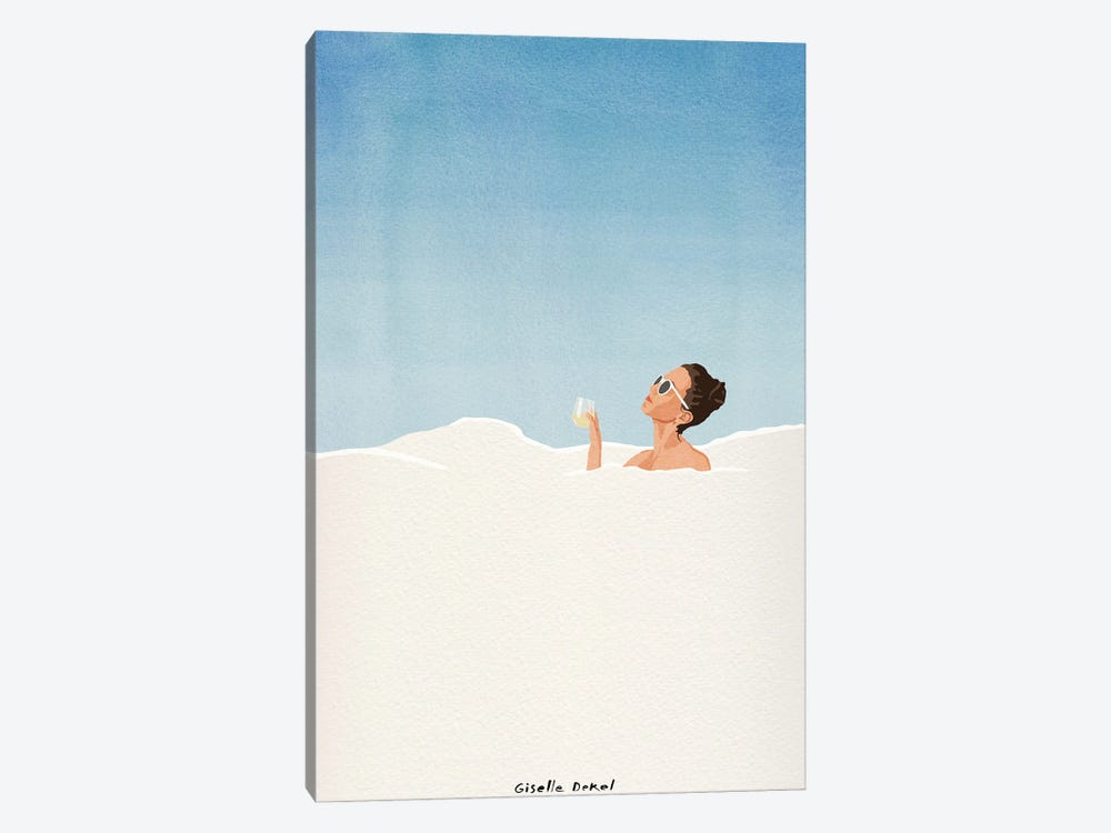 Bubblebath In The Clouds by Giselle Dekel 1-piece Canvas Print