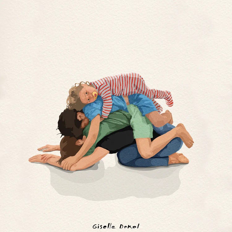 Childpose by Giselle Dekel wall art