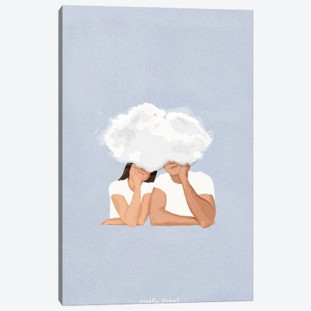 Dreaming Together Canvas Print #GSD27} by Giselle Dekel Canvas Print