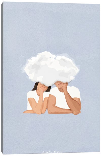 Dreaming Together Canvas Art Print - Giselle Dekel
