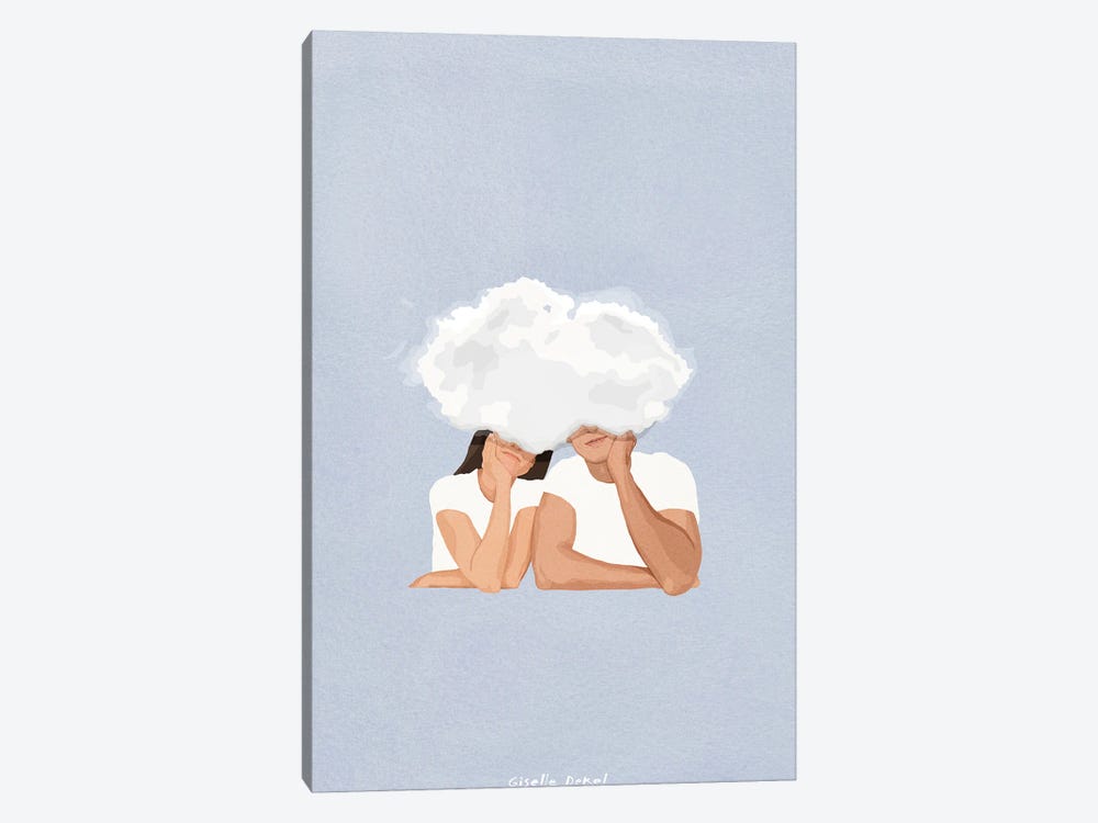 Dreaming Together by Giselle Dekel 1-piece Canvas Art Print