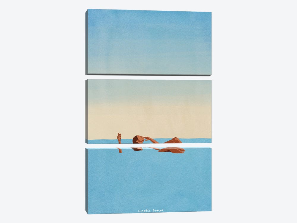 Floating Away by Giselle Dekel 3-piece Art Print