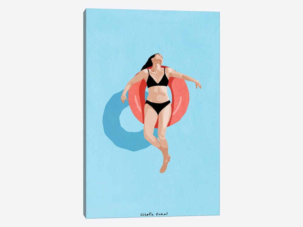 Swimming Pool by Giselle Dekel 1-piece Canvas Wall Art