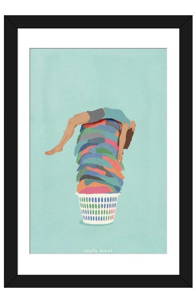 Laundry Day Paper Art Print - Best Selling Paper