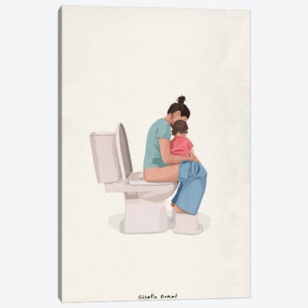 Motherhood Canvas Print #GSD47} by Giselle Dekel Canvas Art Print
