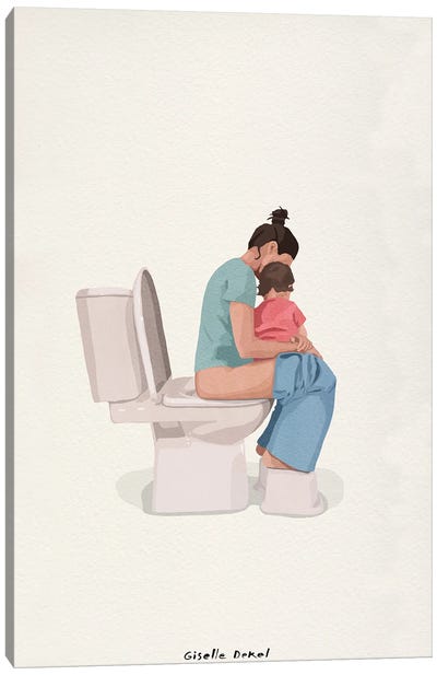 Motherhood Canvas Art Print - Family & Parenting Art