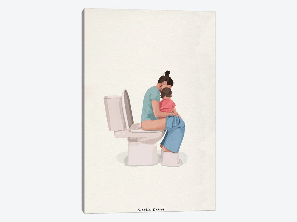 Motherhood by Giselle Dekel 1-piece Canvas Art Print