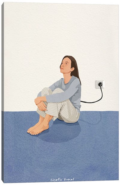 Recharge Canvas Art Print - Self-Care Art