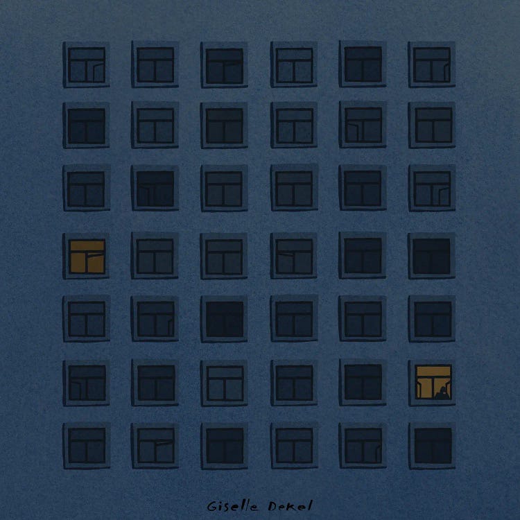 Insomnia by Giselle Dekel wall art