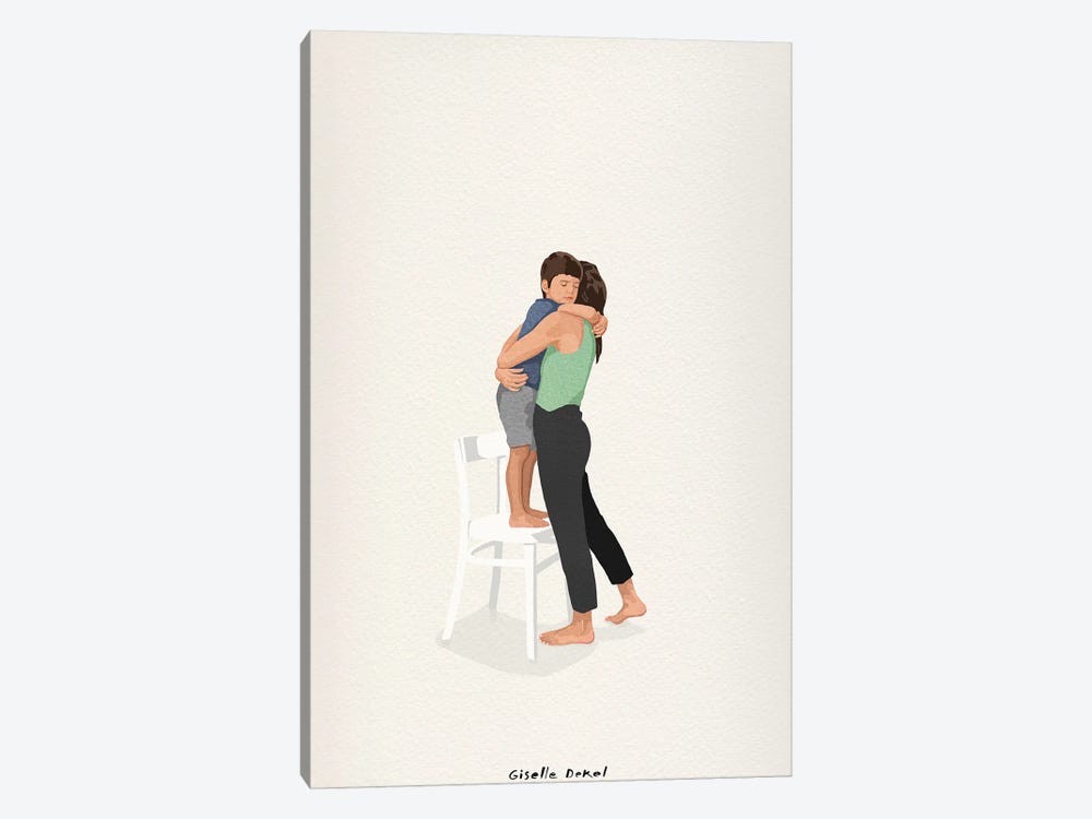 Mother And Son by Giselle Dekel 1-piece Art Print