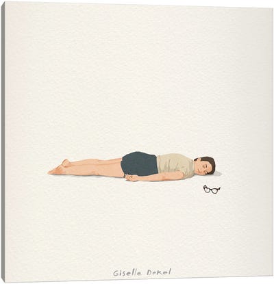 Getting Ready For Monday Canvas Art Print - Sleeping & Napping Art