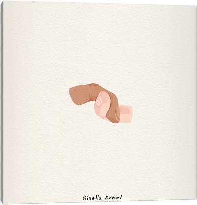 Pinky Swear Canvas Art Print - Giselle Dekel