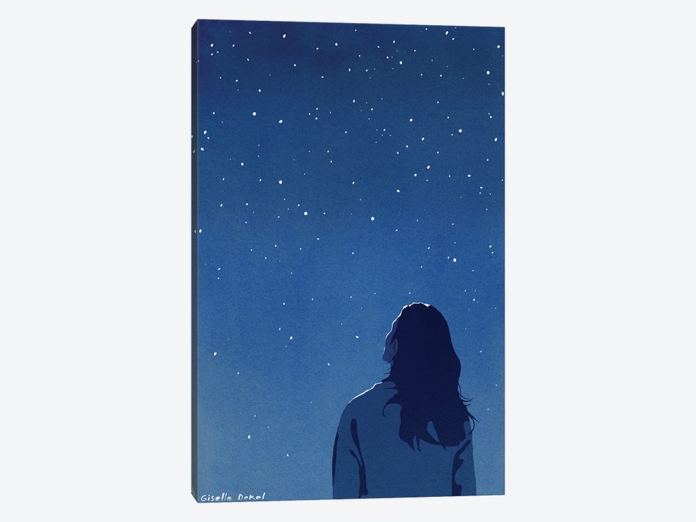 Starry Night by Giselle Dekel 1-piece Canvas Print
